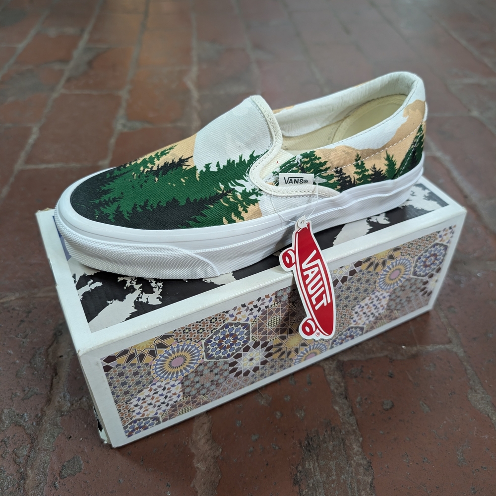 Kith x Vans Vault OG Classic Slip-On LX "Treescape" sneaker NWT!! - Picture 1 of 5